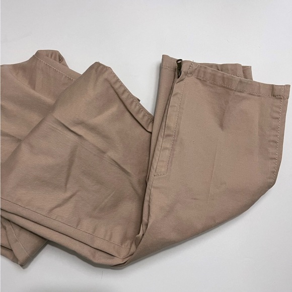Talbots • Khaki Tan Signature Fit Zip Ankle Pants - Picture 2 of 6